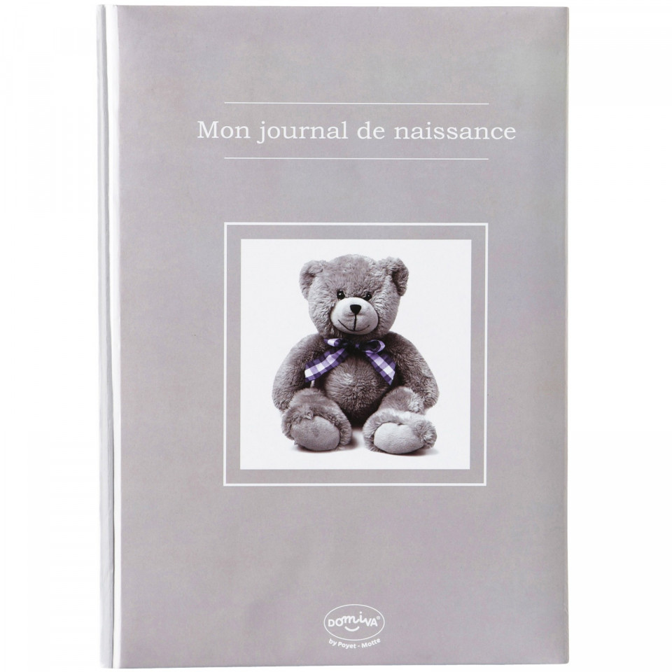 MON JOURNAL DE NAISSANCE OURSON – 40 pages illustrées TAUPE